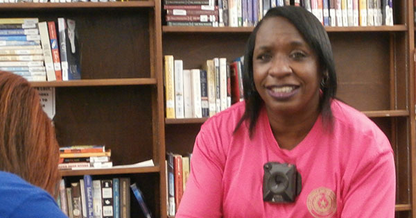 Cassandra Reyes, one of the inspirational TJJD staffers featured on National Correctional Officers Week.