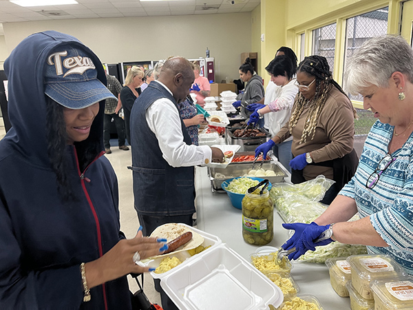 Celebrating with a lunch for National Correctional Officers Week.