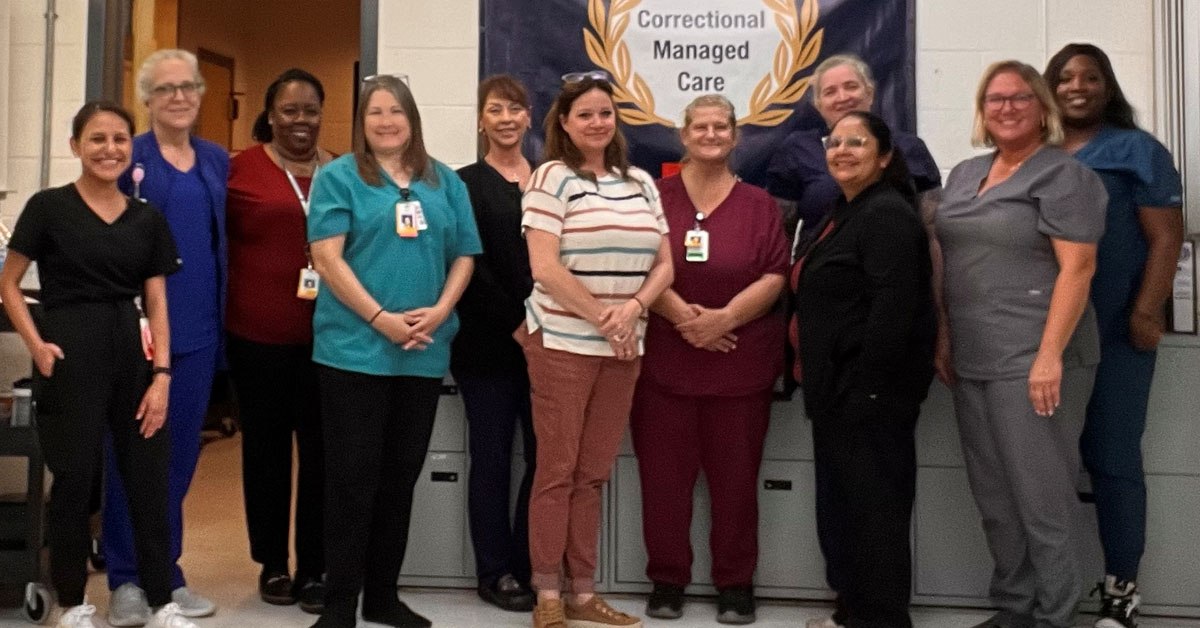 Nursing staff at Giddings State School – UTMB.