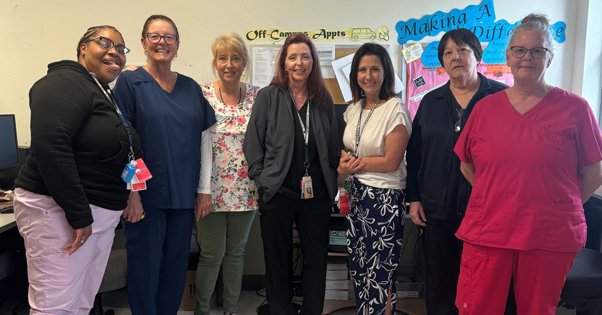 Nursing staff at Gainesville State School – UTMB