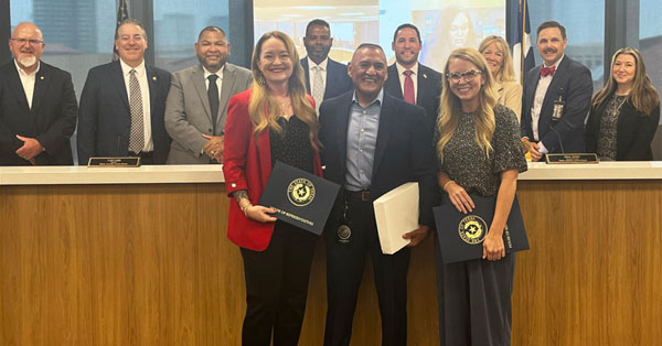 Featured image of John Johnson receiving honors from the TJJD Board.