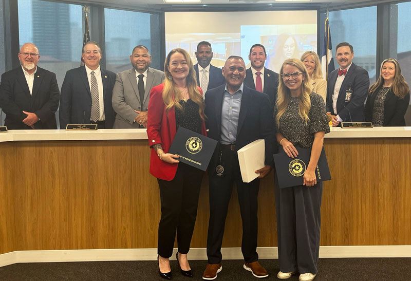 John Johnson with the TJJD Board