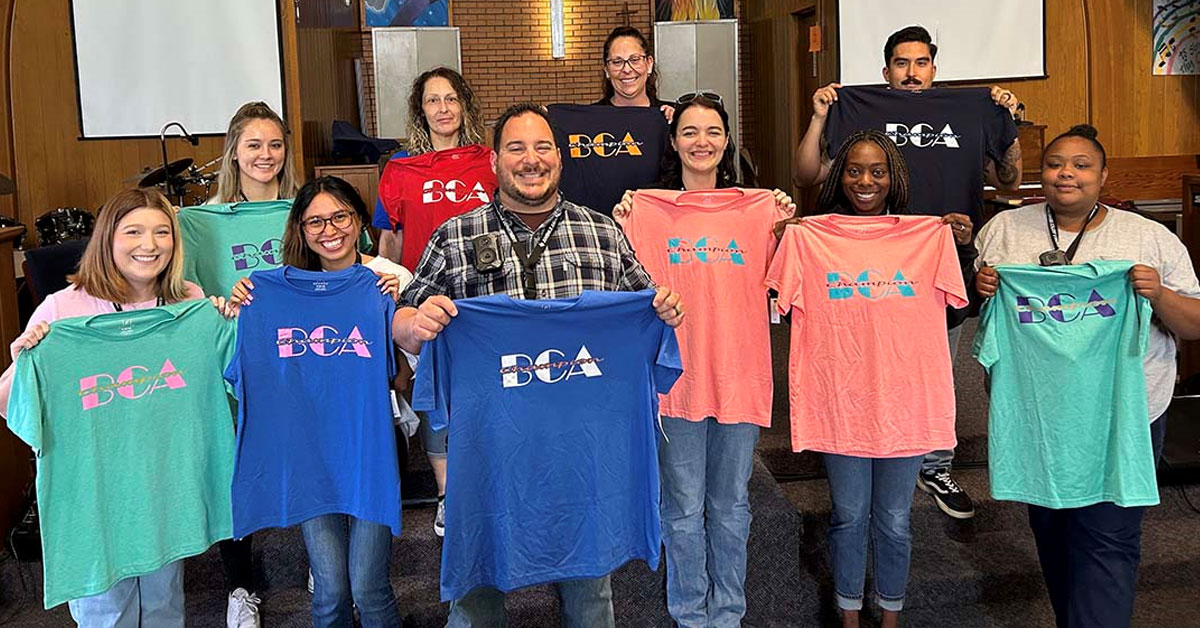 Participants pictured after completing the Gainesville training on Behavior Chain Analysis training program.