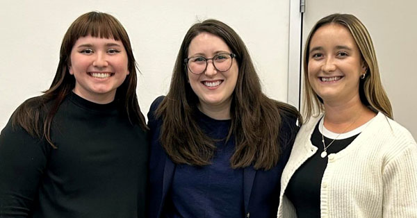 Rachel Gandy with interns