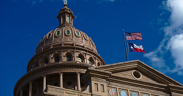 Photo of the Texas Capitol Building in Austin, Texas.