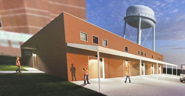 A rendering of the Ft. Bend Vocational facility.
